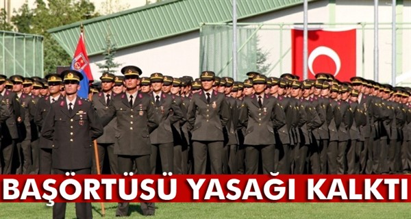Jandarma ve Sahil Güvenlik’te başörtüsü yasağı kalktı