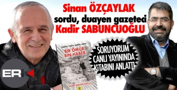 Kadir Sabuncuoğlu yeni kitabını canlı yayında anlattı... 