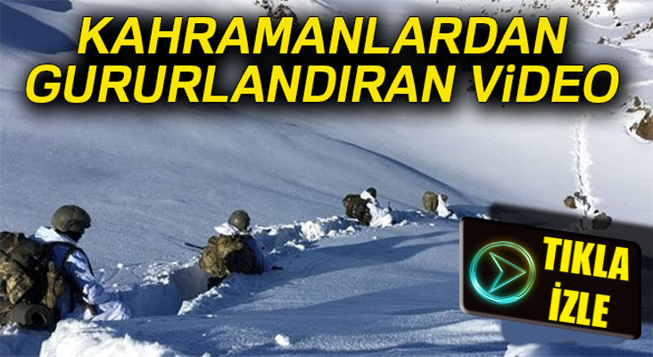 Kahramanlardan gururlandıran video, 'Jandarma varsa güven var'