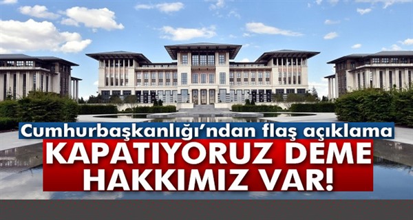 Kalın: 'İncirlik'i kapatıyoruz deme hakkımız var'
