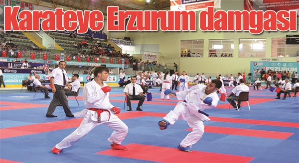 Karateye Erzurum damgası