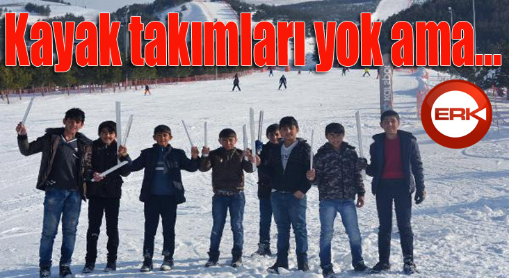 Kayak takımları yok ama...