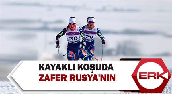 Kayaklı koşuda zafer Rusya'nın