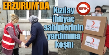 Kızılay ihtiyaç sahiplerinin yardımına koştu