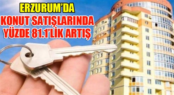 Konut satışlarında yüzde 81.1’lik artış