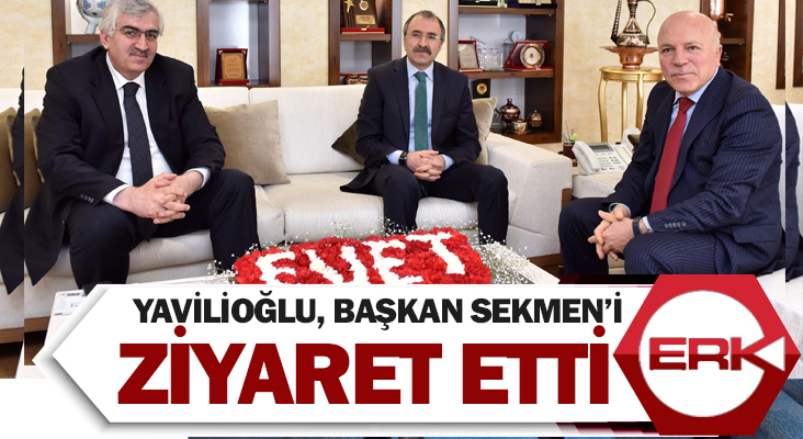Maliye Bakan Yardımcısı Yavilioğlu, Başkan Sekmen’i ziyaret etti