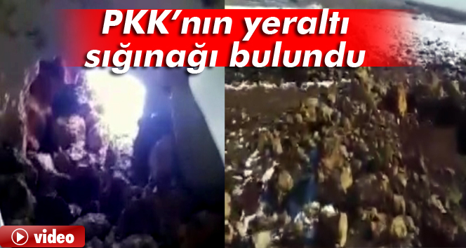 Mardin Nusaybin’de PKK’nın yeraltı sığınağı bulundu