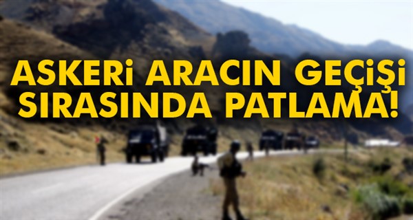 Mardin’de askeri aracın geçişi sırasında patlama