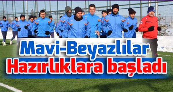 Mavi-Beyazlılar  Hazırlıklara başladı