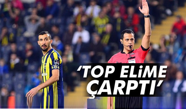 Mehmet Topal: Elime çarptı son dakikada. Çarpmadı diyemem