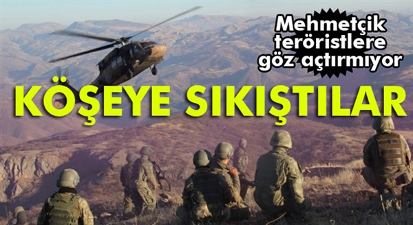 Mehmetçik teröristlere göz açtırmıyor