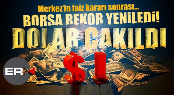 Merkez Bankası faiz kararını açıkladı, dolar ve euro çakıldı!