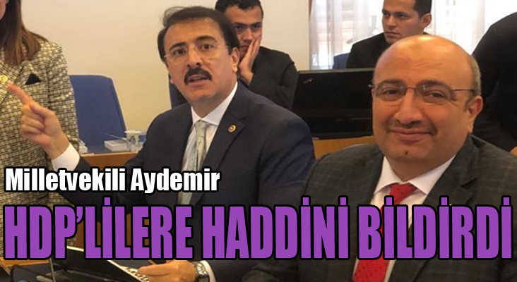 Milletvekili Aydemir: “Seçilmişiz diye polise hakaret etmek haddi aşmaktır”