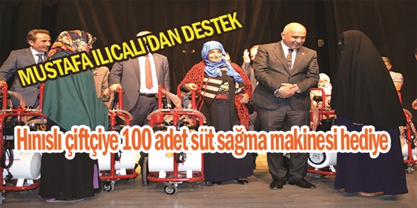 Milletvekili Ilıcalı’dan Hınıslı çiftçiye anlamlı destek