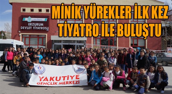 Minik yürekler ilk kez tiyatro ile buluştu