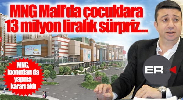 MNG Mall’da çocuklara 13 milyon liralık sürpriz…