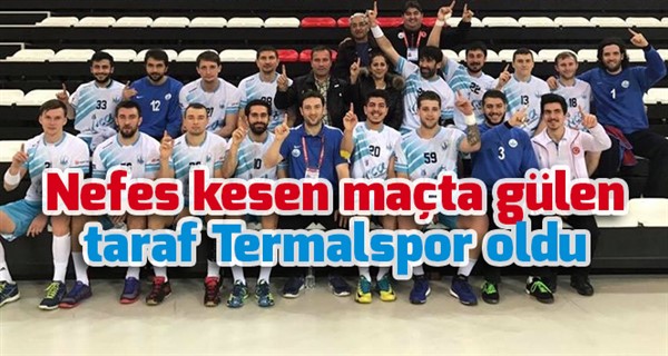 Nefes kesen maçta gülen taraf Termalspor oldu