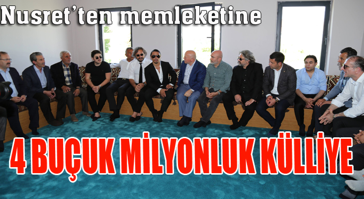 Nusret'ten memleketine 4 buçuk milyonluk külliye