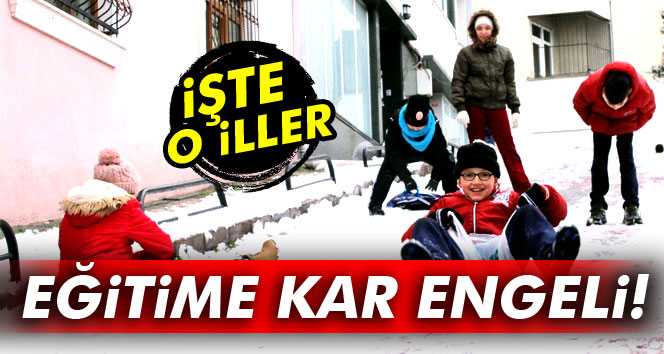 Okullar tatil mi? (26 ARALIK) Okullar tatil edildi mi? Türkiye'de okullara kar tatili