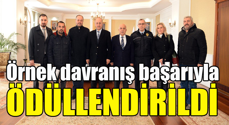 Örnek davranış başarıyla ödüllendirildi