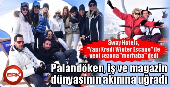 Palandöken iş ve magazin dünyasının akınına uğradı