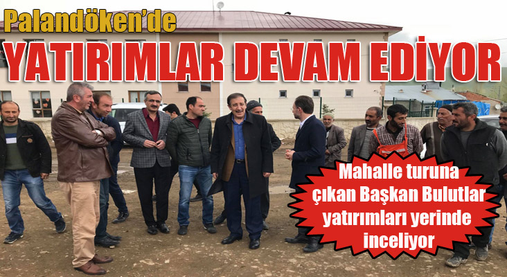 Palandöken'de yatırımlar devam ediyor...