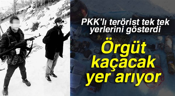 PKK’lı terörist yer gösterdi, C4 ve zırh delici patlayıcılar ele geçirildi