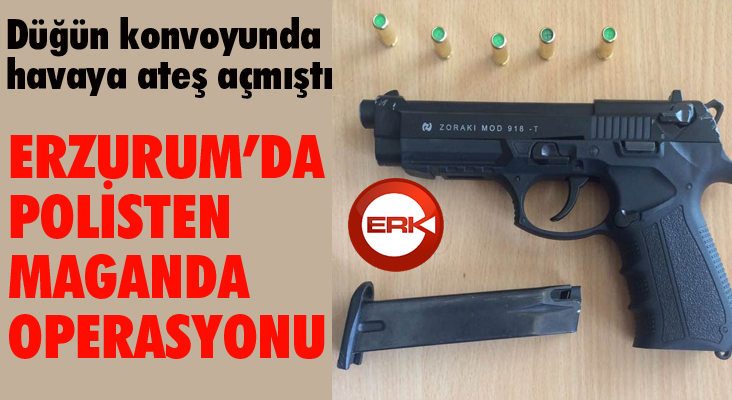 Polisten maganda operasyonu 