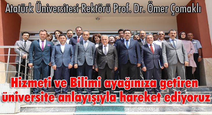 Rektör Çomaklı Narman’da