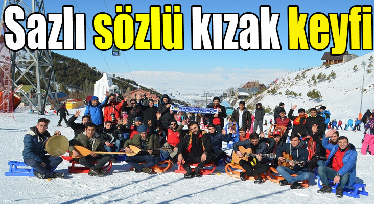 Sazlı sözlü kızak keyfi