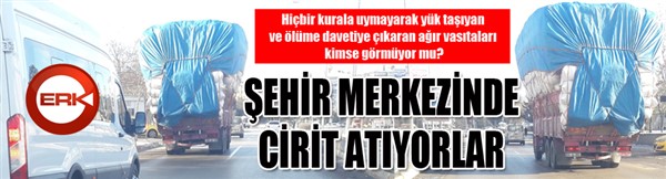 Şehir merkezinde cirit atıyorlar