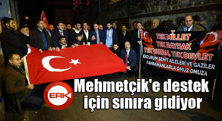 Şehit yakını ve gaziler Mehmetçik'e destek için sınıra gidiyor