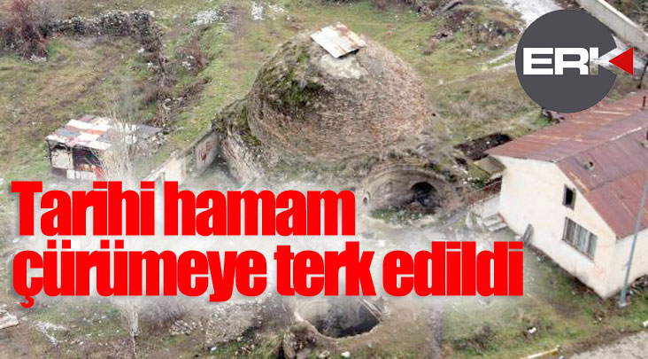 Tarihi hamam çürümeye terk edildi