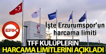 TFF harcama limitlerini açıkladı