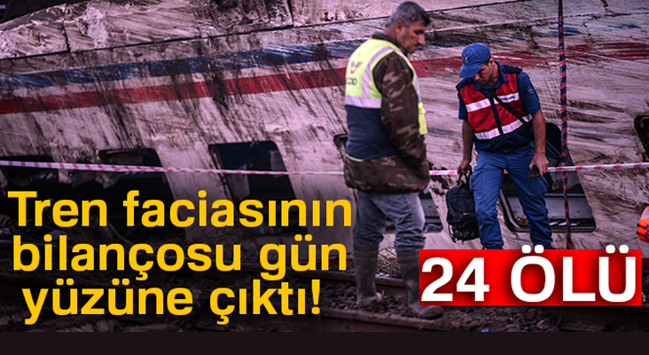 Tren faciasının bilançosu gün yüzüne çıktı: 24 ölü