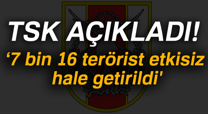 TSK'dan 2017 yılı faaliyetlerine ilişkin açıklama: 