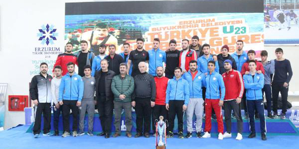 U23 Türkiye Serbest Güreş Şampiyonası sona erdi