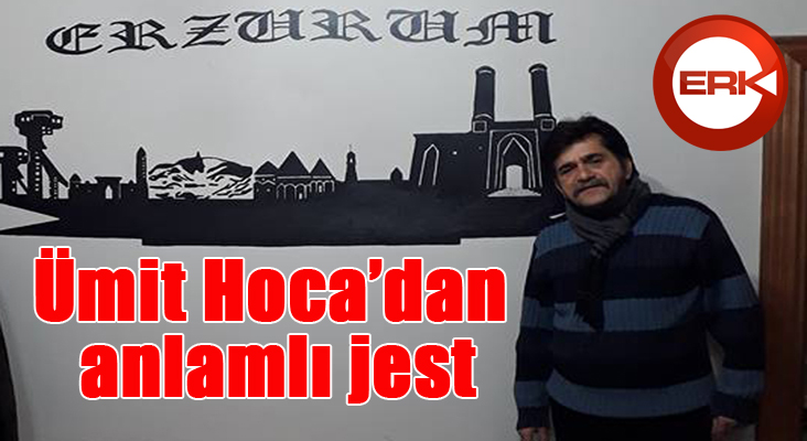 Ümit Hoca’dan anlamlı jest