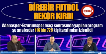 YAĞIZ TV ve Birebir Futbol rekor kırdı 