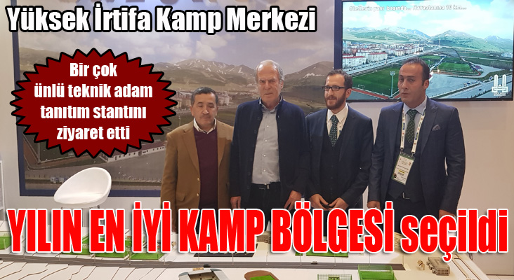 Yüksek İrtifa Kamp Merkezi ‘yılın en iyi kamp bölgesi’ seçildi