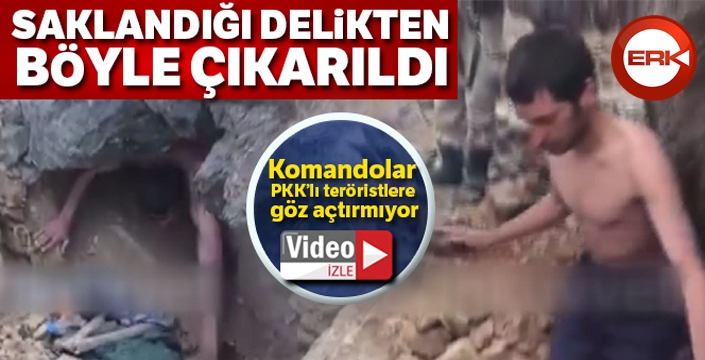 1 teröristin ölü, 1 teröristin sağ olarak yakalandığı operasyona ilişkin yeni görüntüler ortaya çıktı