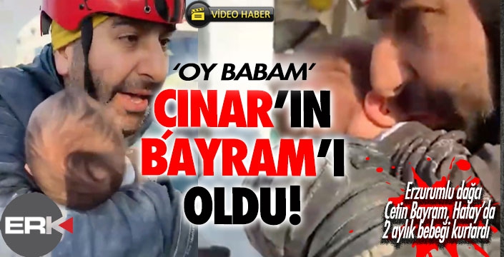 2 aylık Çınar bebeğin BAYRAM'ı oldu