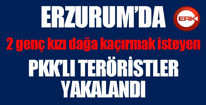  2 genç kızı dağa kaçırmak isteyen PKK’lı teröristler yakalandı