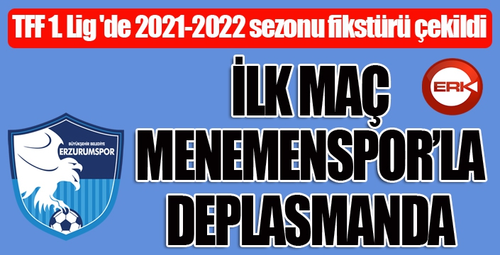 TFF 1. Lig 'de 2021-2022 sezonu fikstürü çekildi