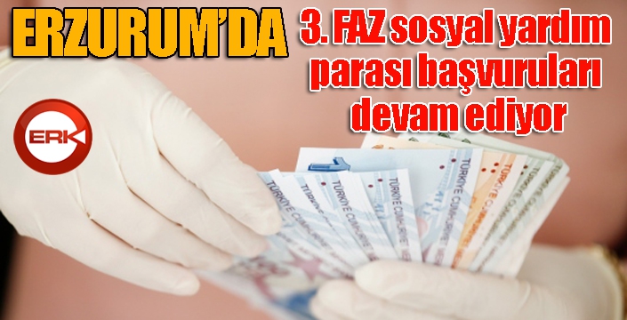 3. FAZ sosyal yardım parası başvuruları devam ediyor