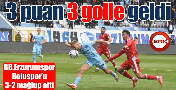 3 puan 3 golle geldi...