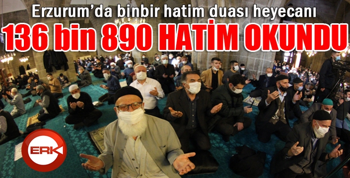 500 yıllık gelenek kapsamında bu yıl 136 bin 890 hatim okundu