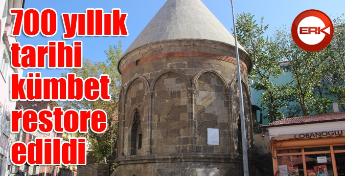 700 yıllık tarihi kümbet restore edildi