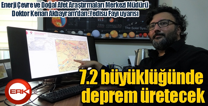 75 kilometrelik fay 7.2 büyüklüğünde deprem üretecek