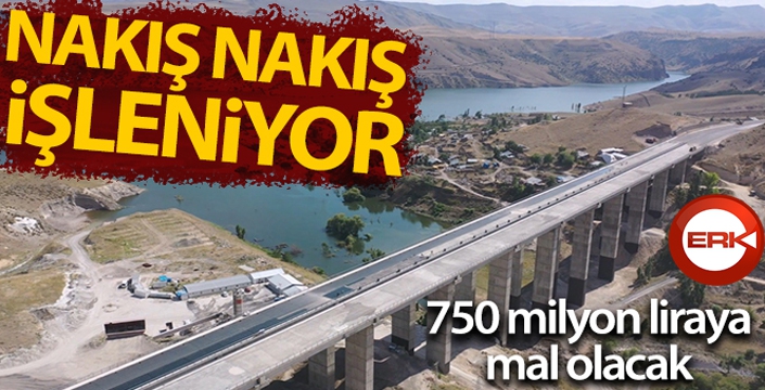 750 milyon liralık Sarıkamış-Horasan yolu nakış gibi işleniyor